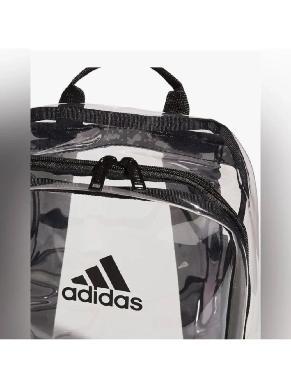 NWT Adidas Clear Backpack PVC Free Unisex  School Bag LP9850 5157378